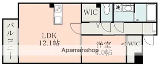 ハイムセラ嘉島【4階】の間取り