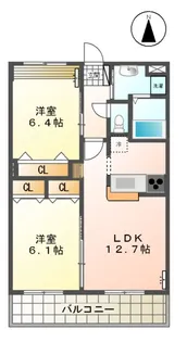 RIO GRANDE【2階】の間取り