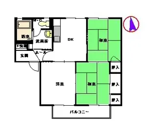 グランドメゾン【1階】の間取り