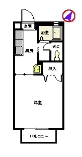 コンフォート【2階】の間取り
