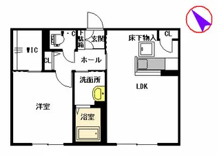 ライトコート Ⅰ棟【1階】の間取り