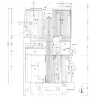 ダイアパレス水前寺第2【5階】の間取り