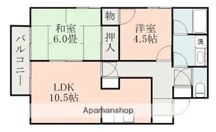 オレンヂハイツ【2階】の間取り