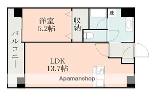MARUKYU TOWER【502号室】の間取り