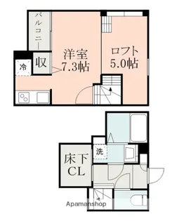 ADC熊本駅東マーレ【2階】の間取り