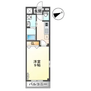 クオリティパレス【301号室】の間取り