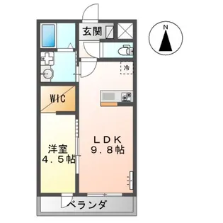 リーブルハイム【206号室】の間取り