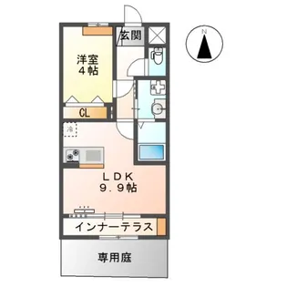 リーブルハイム【1階】の間取り