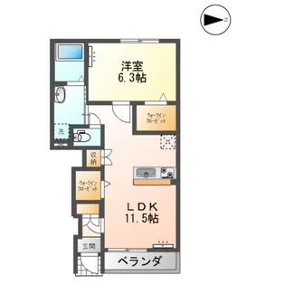 エターナル【1階】の間取り