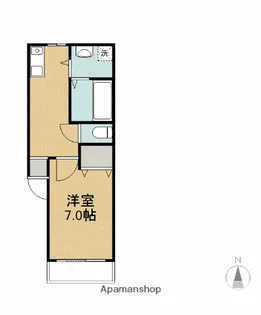 エスペランサⅡ【103号室】の間取り