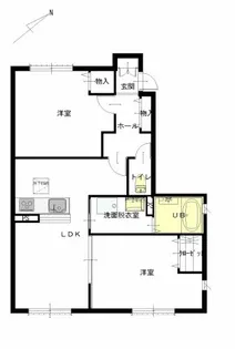 ヴィアソーレ 参番館【1階】の間取り