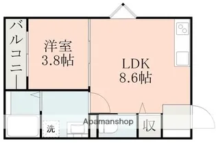ラヴィ南高江【2階】の間取り