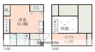 CLOTHO【2階】の間取り