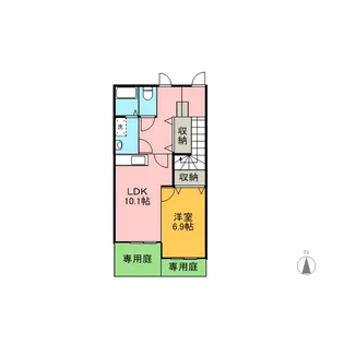 ボンヌールパンションⅠ【1階】の間取り