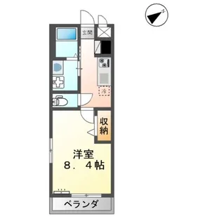 TIEDE HOUSE・K【2階】の間取り