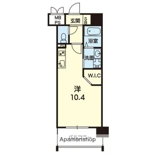 テクノパレス THE YUUKI【6階】の間取り