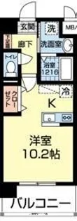 LINABELL【702号室】の間取り