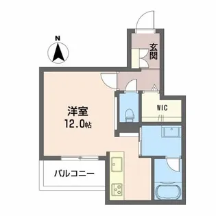 SHAMAISON新町T.H【2階】の間取り