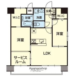 FOR U 県立大南【7階】の間取り