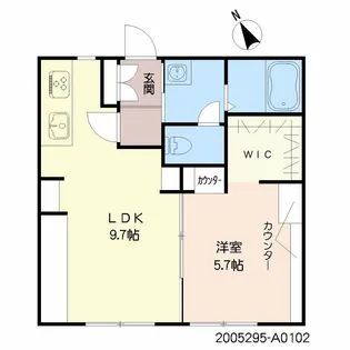 アーデンハイツ【1階】の間取り