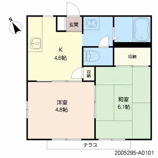 アーデンハイツ【1階】の間取り