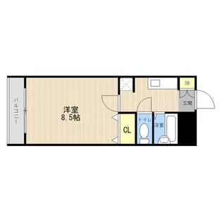 クロノスⅤ花園【2階】の間取り
