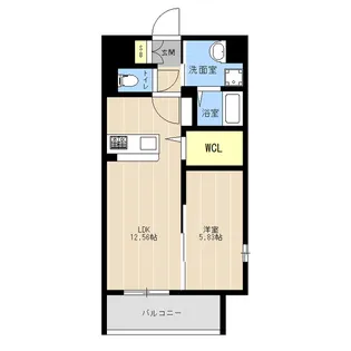 LIBTH原水南【4階】の間取り