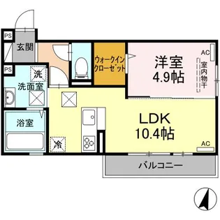 MSA託麻【1階】の間取り