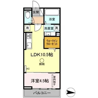 マーレ京町【2階】の間取り