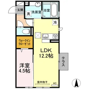 ラニー ラグーン【1階】の間取り