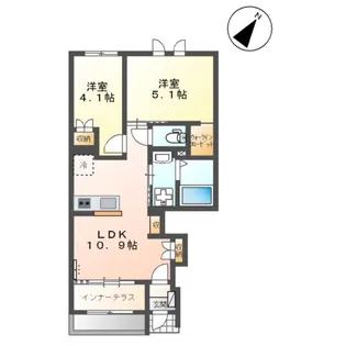 サザンクロスⅢ【1階】の間取り