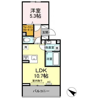 ルピナス【3階】の間取り