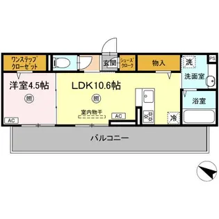 オーヴィラージュII【3階】の間取り