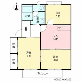 アルカディアヒルズ A棟【2階】の間取り