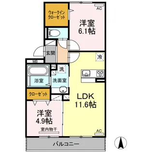 Rose Mansion(ローズマンション)【3階】の間取り
