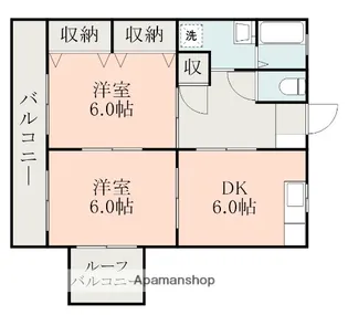 DO城南B棟【3階】の間取り