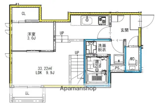 GRANDTIC益城【2階】の間取り