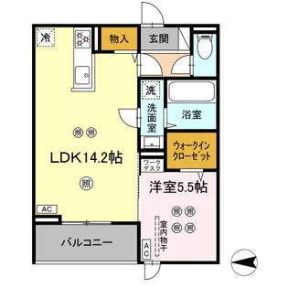 ラルゴ白山通り【2階】の間取り