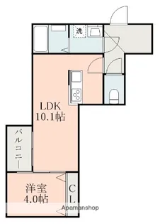 グレイスコート熊本学園大学東【3階】の間取り