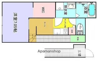 シャイン大津【2階】の間取り