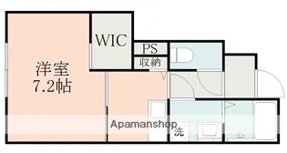 シャイン大津【1階】の間取り