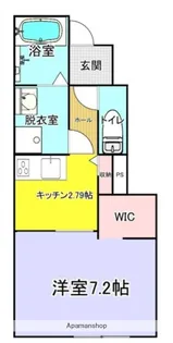 シャイン大津【1階】の間取り