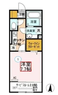 レガリア【102号室】の間取り