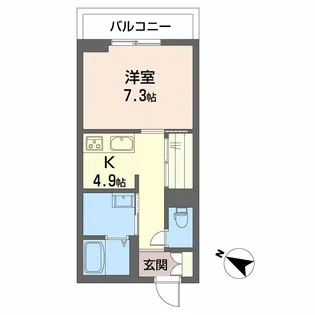 PARADISO本荘【2階】の間取り