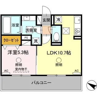 ガーデンルピナス【1階】の間取り