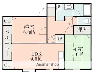 竹本コーポ【202号室】の間取り