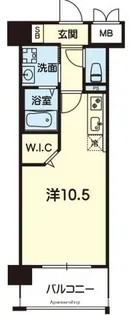 グランジュールⅡ【9階】の間取り