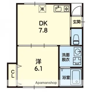 ZIN005【101号室】の間取り