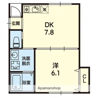ZIN005【102号室】の間取り