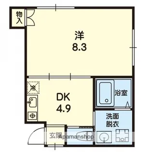 ZIN005【201号室】の間取り